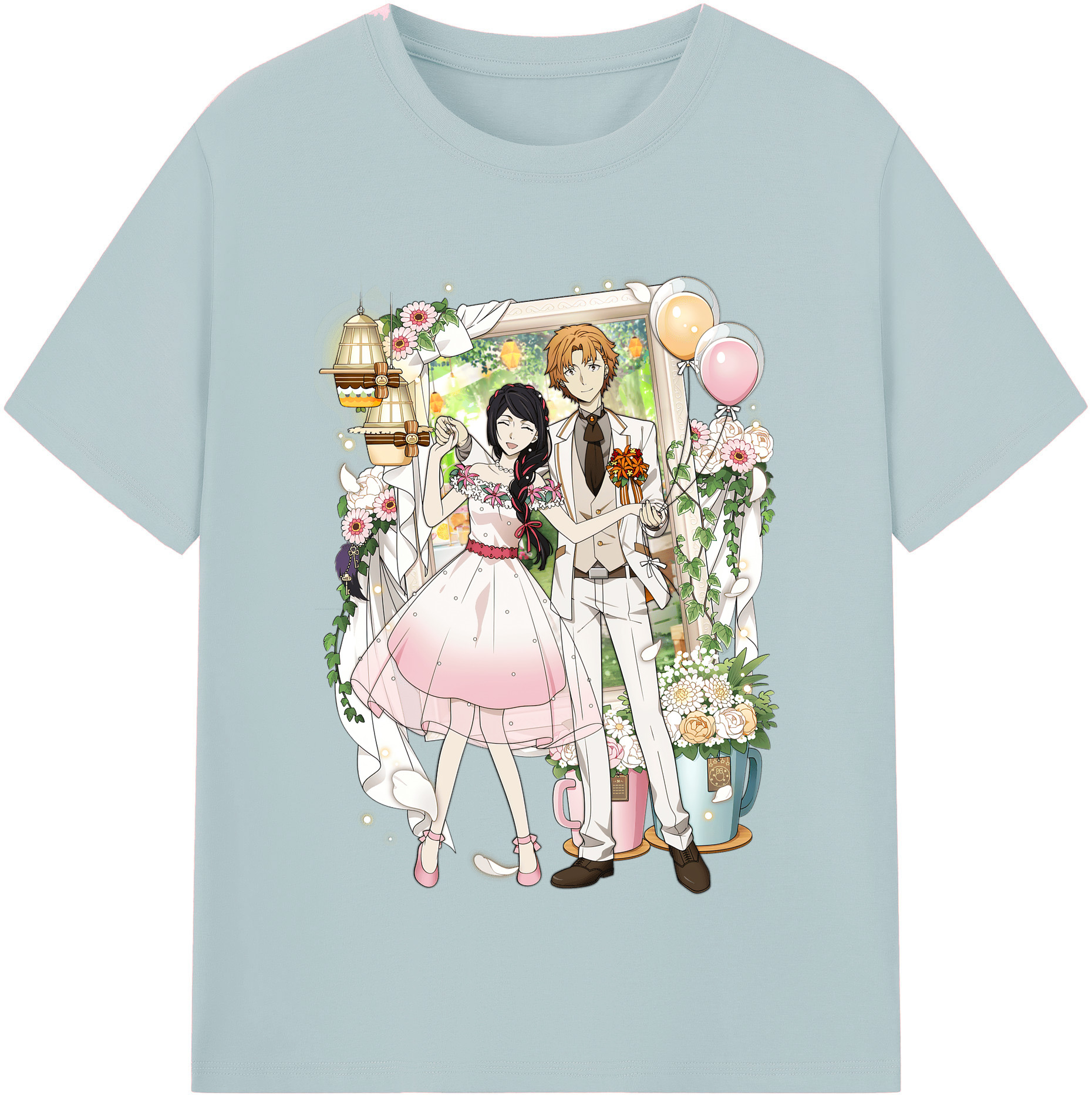 （画像用） 文豪ストレイドッグス Bungo Stray Dogs 綿100％半袖Tシャツ（フロントプリント）